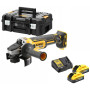 Акумуляторна шліфмашина кутова - болгарка безщіткова DeWALT DCG405H2T