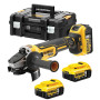 Акумуляторна шліфмашина кутова - болгарка безщіткова DeWALT DCG405P3