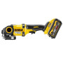 Акумуляторна шліфмашина кутова - болгарка безщіткова DeWALT DCG418T2