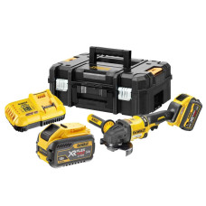 Аккумуляторная шлифмашина угловая - болгарка бесщеточная DeWALT DCG418X2