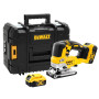 Аккумуляторная пила лобзиковая бесщеточная DeWALT DCS334P2