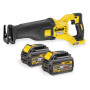 Акумуляторна пила шабельна XR FLEXVOLT DeWALT DCS388T2