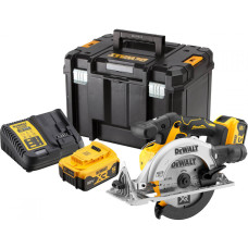 Аккумуляторная дисковая пила DeWALT DCS565P2, 2 акб 5 Ah, з/у в TSTAK