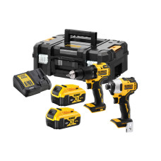 Аккумуляторный набор из двух бесщеточных инструментов DeWALT DCK2062M2T