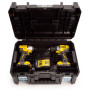 Акумуляторний набір з двох інструментів безщіткових DeWALT DCK2110L2T