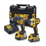 Акумуляторний набір з двох інструментів безщіткових DeWALT DCK268P2T