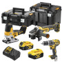 Акумуляторний набір з трьох інструментів безщіткових DeWALT DCK329P2T