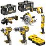 Акумуляторний набір з шести інструментів безщіткових DeWALT DCK623P3