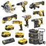 Акумуляторний набір з восьми інструментів DeWALT DCK856P4