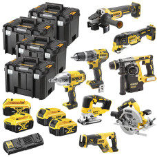 Аккумуляторный набор из восьми инструментов DeWALT DCK865P4T