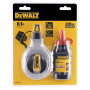 Шнур разметочный 30 м в комплекте с меловым порошком DeWALT DWHT47408-0