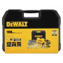 Набор головок, бит, ключей шестигранных 1/4 и 3/8, 108 предметов DeWALT DWMT73801-1