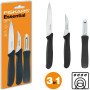 Набор кухонных ножей для овощей Fiskars Essential 3шт 1065600
