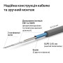 Двухжильный нагревательный кабель ZUBR DC Cablе 17/2010 Вт